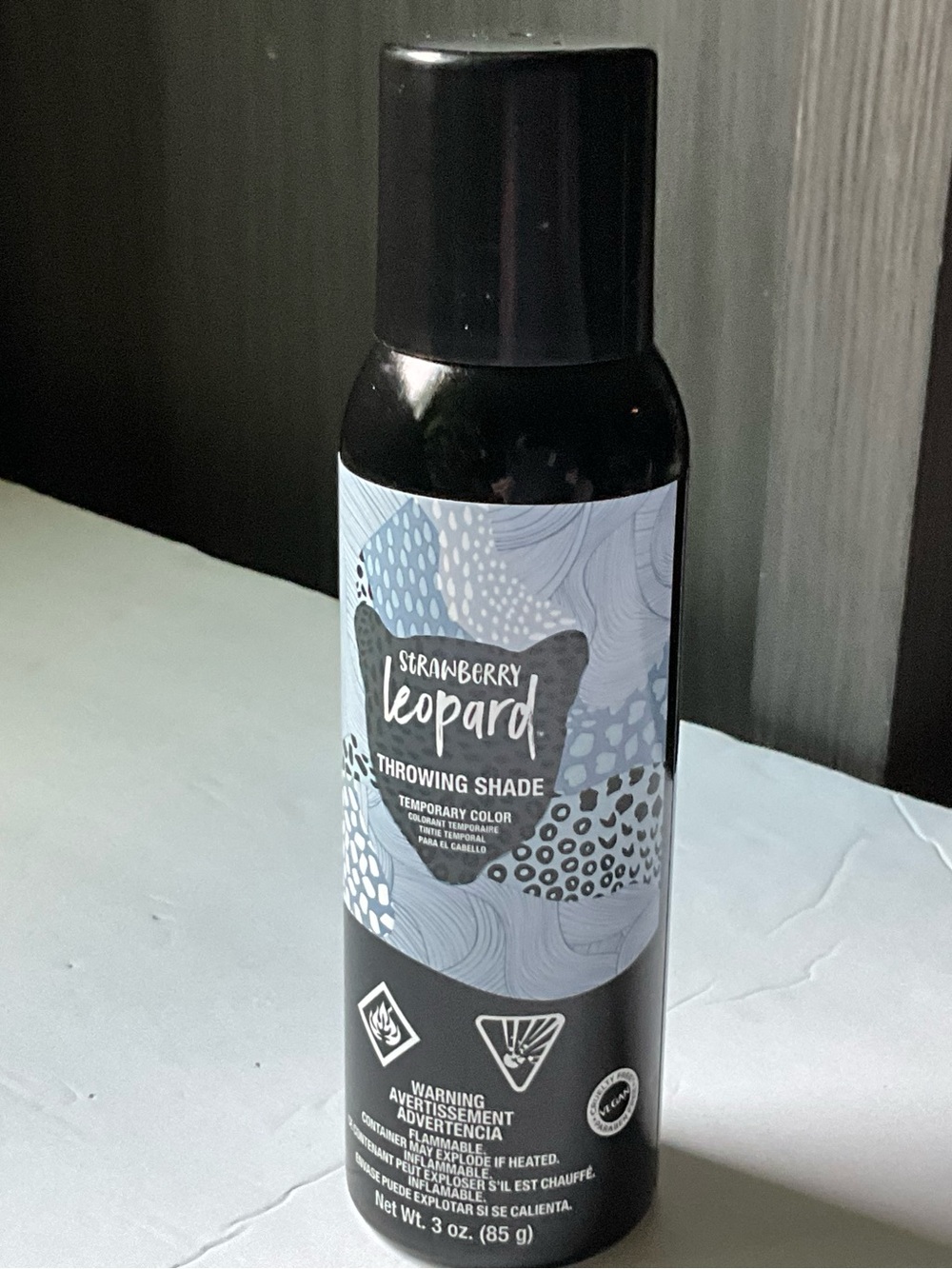 Throwing Shade Temporary Color Spray - Black